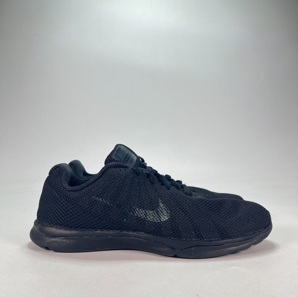 Nike In-Season TR 6 Triple Black Lace Up Training Shoes 852449-004 Womens Size 7